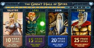 thunderstruck 2 free spins feature