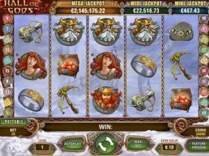 hall of gods slot review