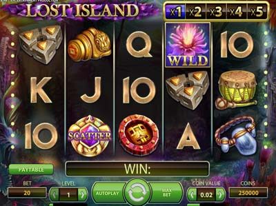 lost island slot machine review