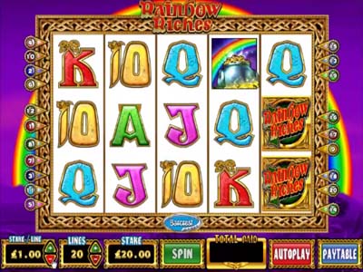 rainbow riches online slot machine from barcrest