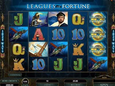 leagues of fortune slot from microgaming