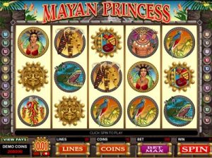 mayan princess microgaming slots