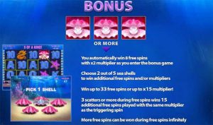 great blue free spins bonus