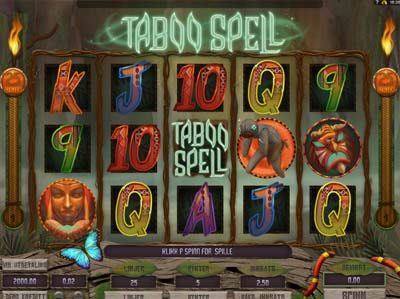 taboo spell genesis slot