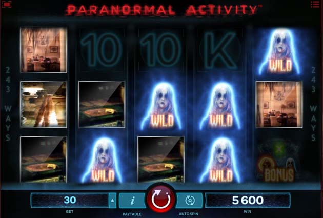 paranormal activity slot