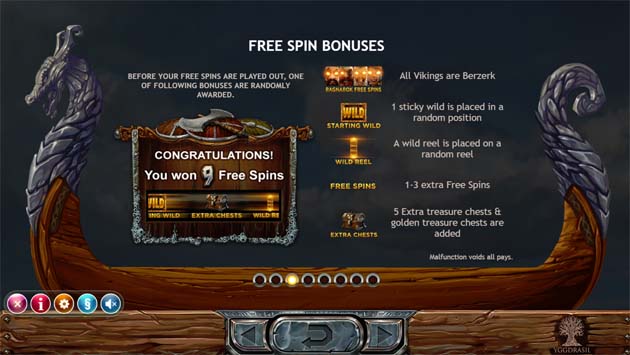 vikings go berzerk free spins bonus