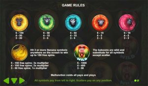 7 monkeys slot game rules