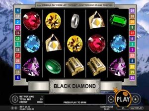 black diamond online slot review