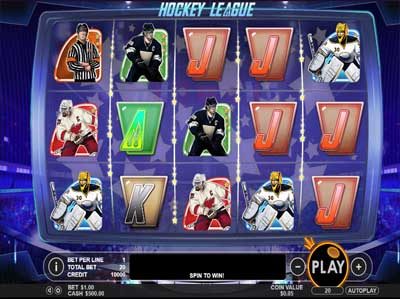 hockey league online slots review