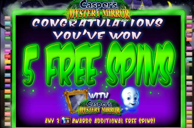 casper free spins slot bonus