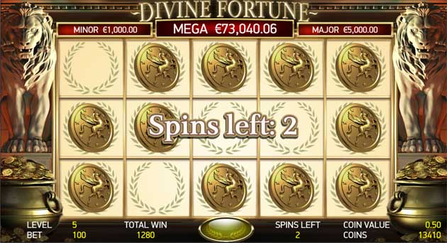 divine fortune jackpot