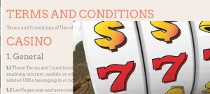 casino terms and conditions