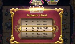 prissy princess treasure chest bonus explained