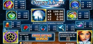 gypsy moon online slot from igt
