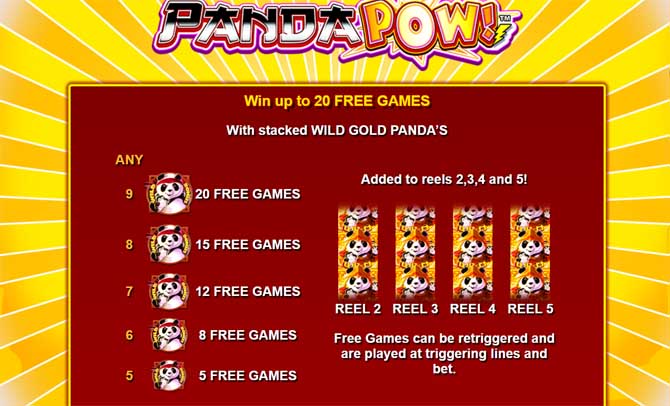 panda pow online slot