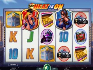 the heat is on online slot by microgaming