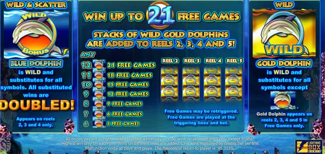 dolphin gold online slot