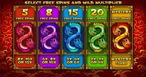 8 dragons free spins bonus feature