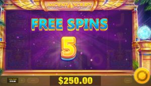 ancient script slot by red tiger gaming