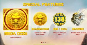 dragons luck special slot features