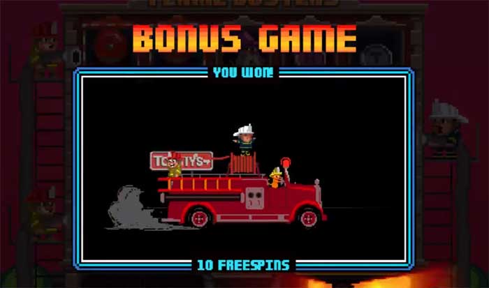 flame busters bonus feature