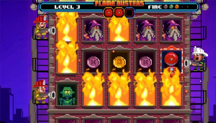 flame busters online slot big win