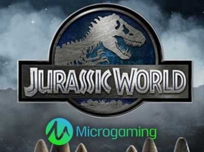 jurassic world online slot created by microgaming