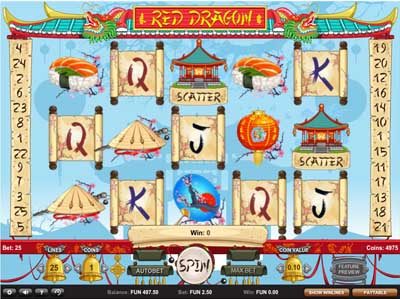 red dragon online slot by 1x2gaming