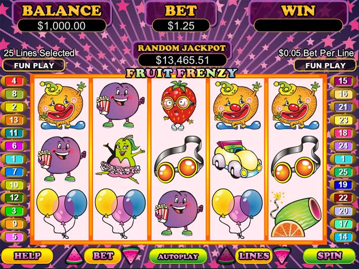 fruit frenzy slot review