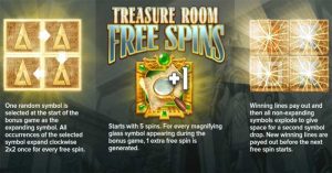 hidden - treasure room free spins