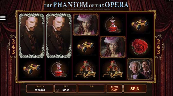 the phantom of the opera slot review